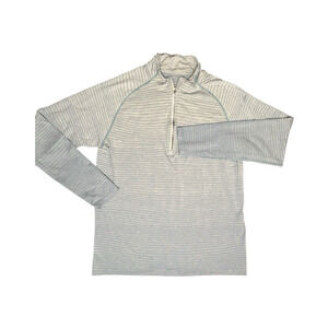 Lululemon Metal Vent Tech 1/2 Zip 2.0 light blue ombre Size XL